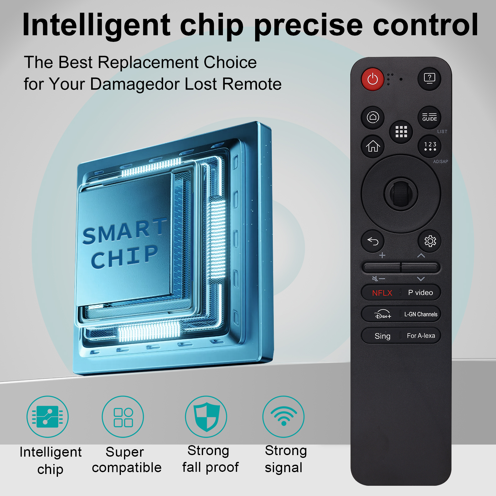 Smart Home Lg - Replacement LG AI Magic Remote(MR25GA) for
