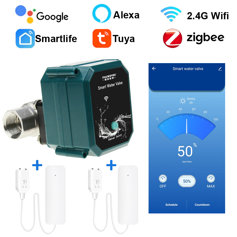 Smart Home Green - Tuya Zigbee Wifi Valve 0% To