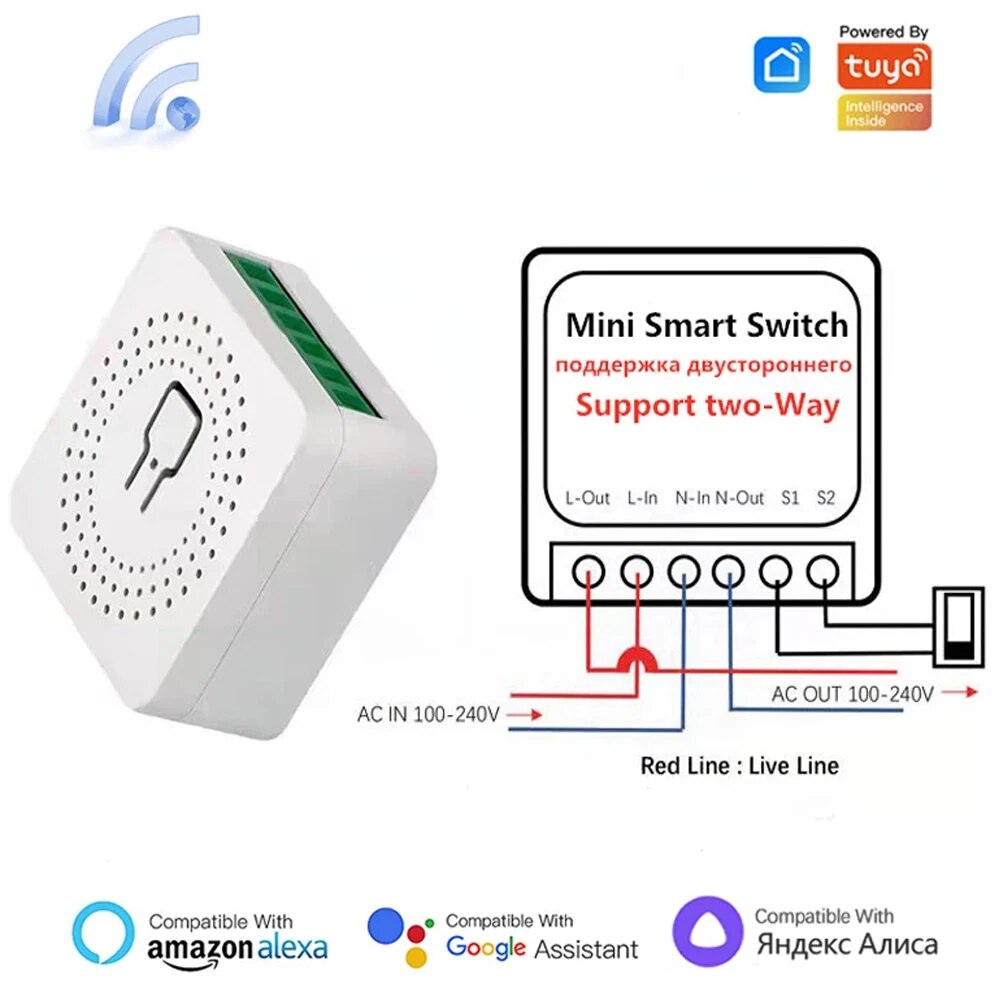 Smart Home Simple - Tuya Mini 16A WiFi Switch Smart