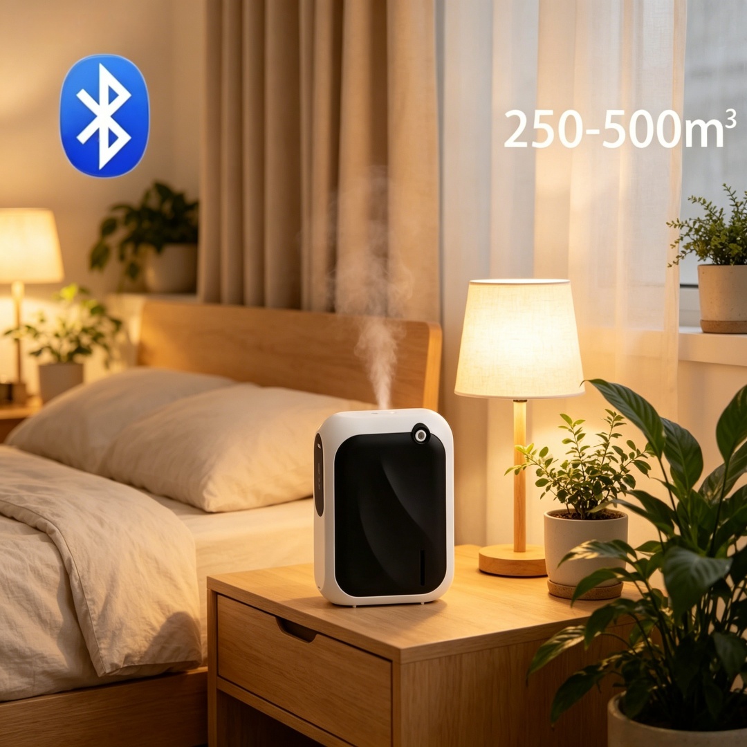 Smart Home Devices - JQNING Bluetooth Smart Aroma Diffuser Air