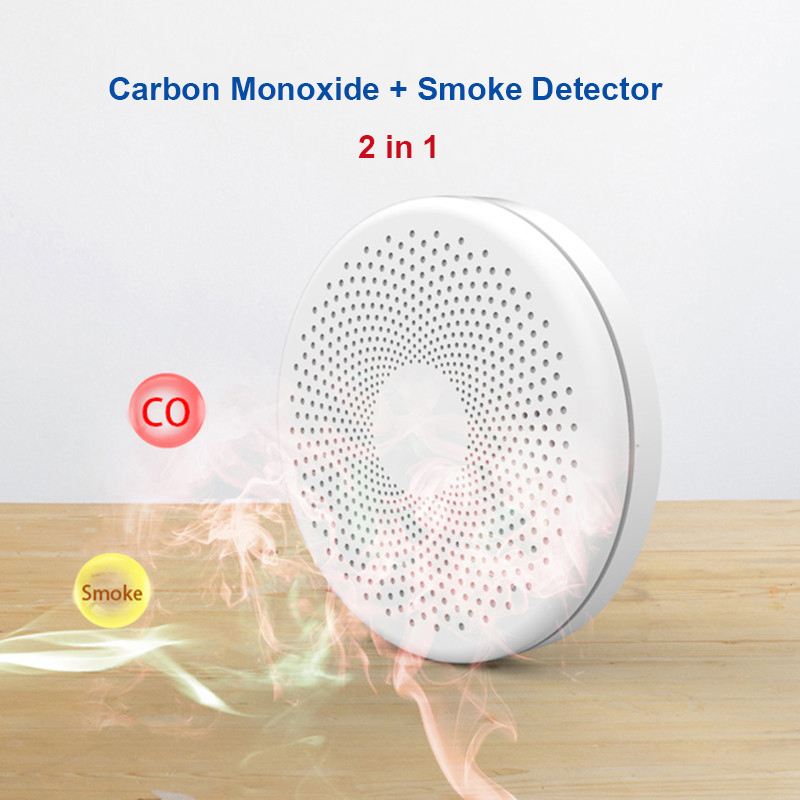2 in 1 Version WiFi Tuya Smart - مراجعة Smart Smoke Detector وسعره