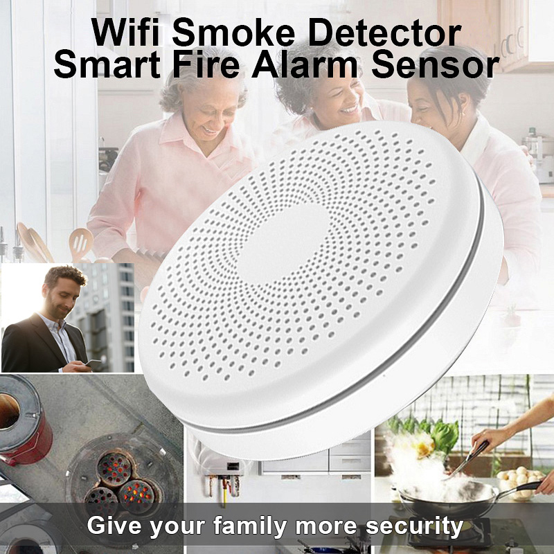 2 in 1 Version WiFi Tuya Smart - مراجعة Smart Smoke Detector وسعره