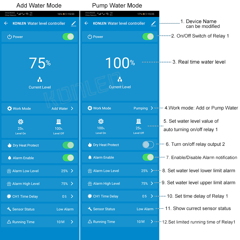 KONLEN Tuya Water Level Sensor - مراجعة Smart Home Water Level Sensor وسعره