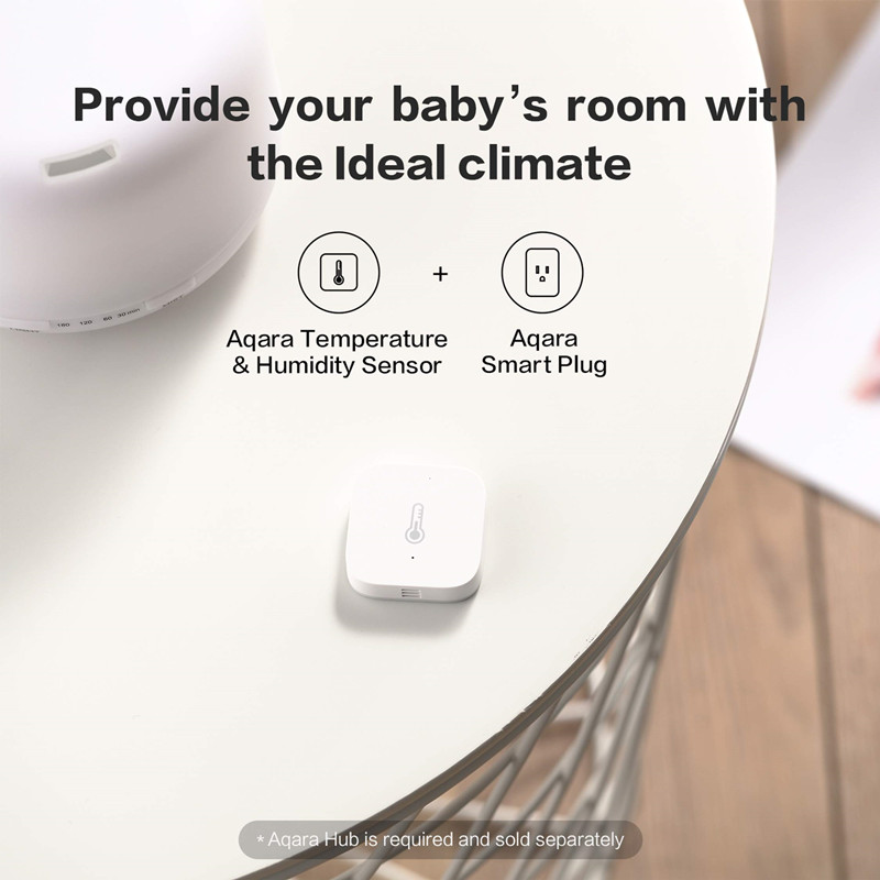 Aqara Temperature Humidity Sen - مراجعة Smart Home Apple وسعره
