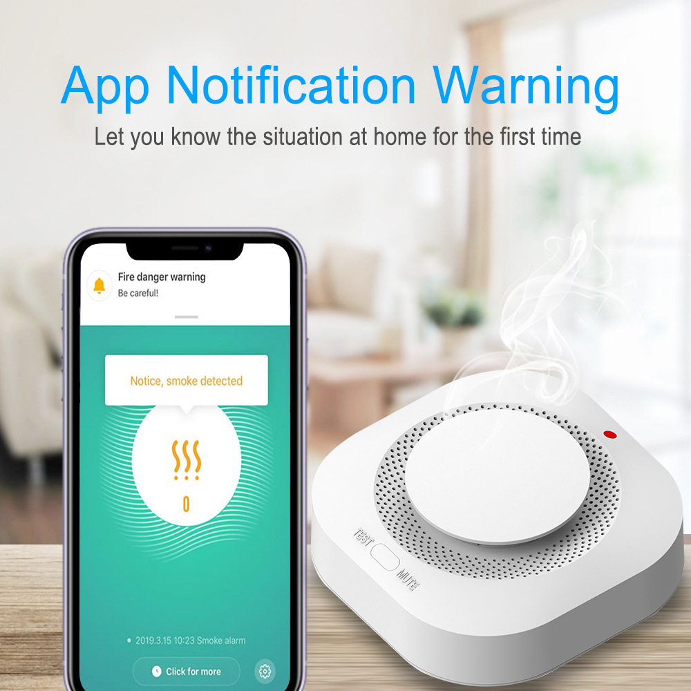 Tuya WiFi Zigbee Smoke Alarm – - مراجعة Smart Smoke Detector وسعره