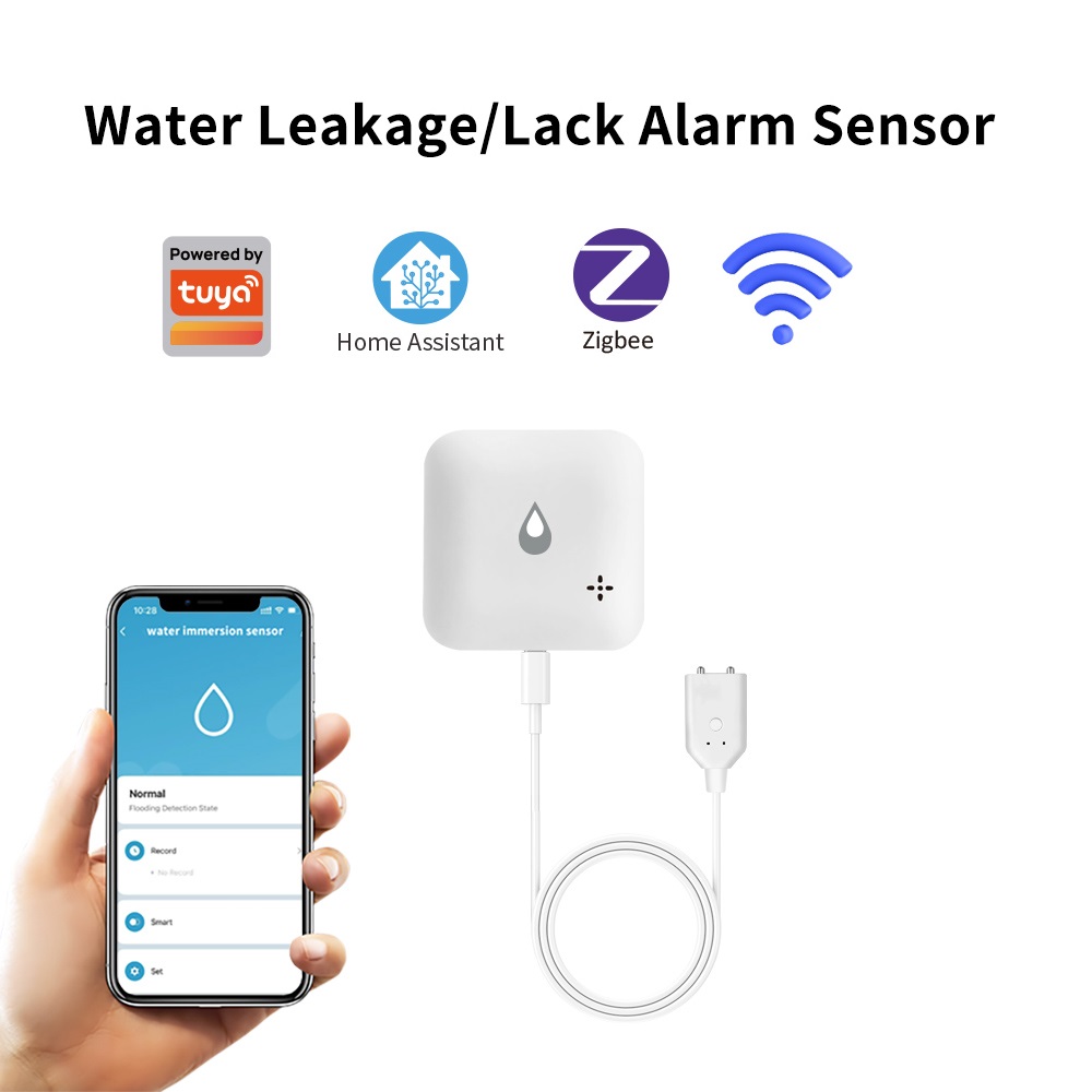 Lincukoo Tuya Zigbee3.0 Water  - مراجعة Smart Home Water Level Sensor وسعره
