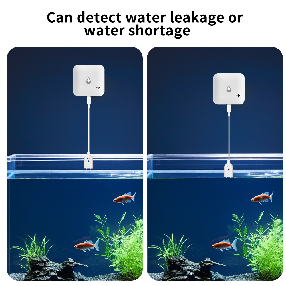 Lincukoo Tuya Zigbee3.0 Water  - مراجعة Smart Home Water Level Sensor وسعره