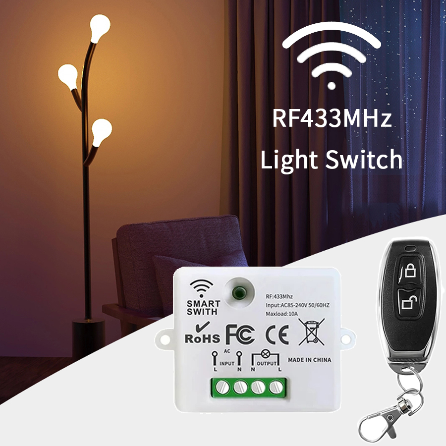 RF 433MHz Wireless Remote Cont - مراجعة Smart Home Matter وسعره