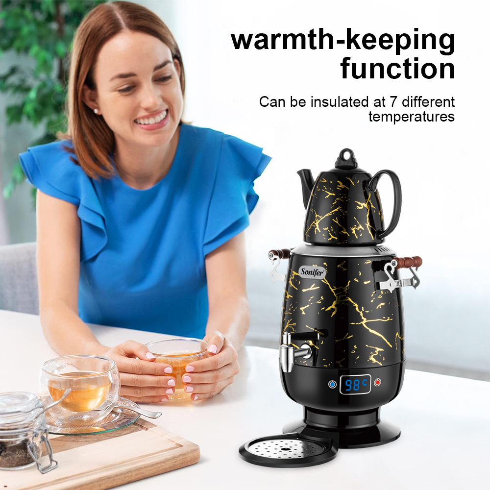 Sonifer 5L Electric Samovar El - مراجعة Home Smart Kettle وسعره