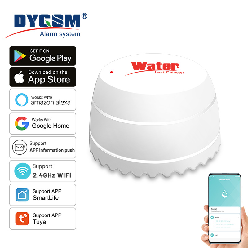 Tuya WiFi Water Leak Detector  - مراجعة Smart Home Green وسعره