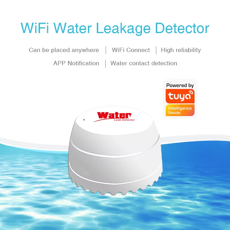 Tuya WiFi Water Leak Detector  - مراجعة Smart Home Green وسعره