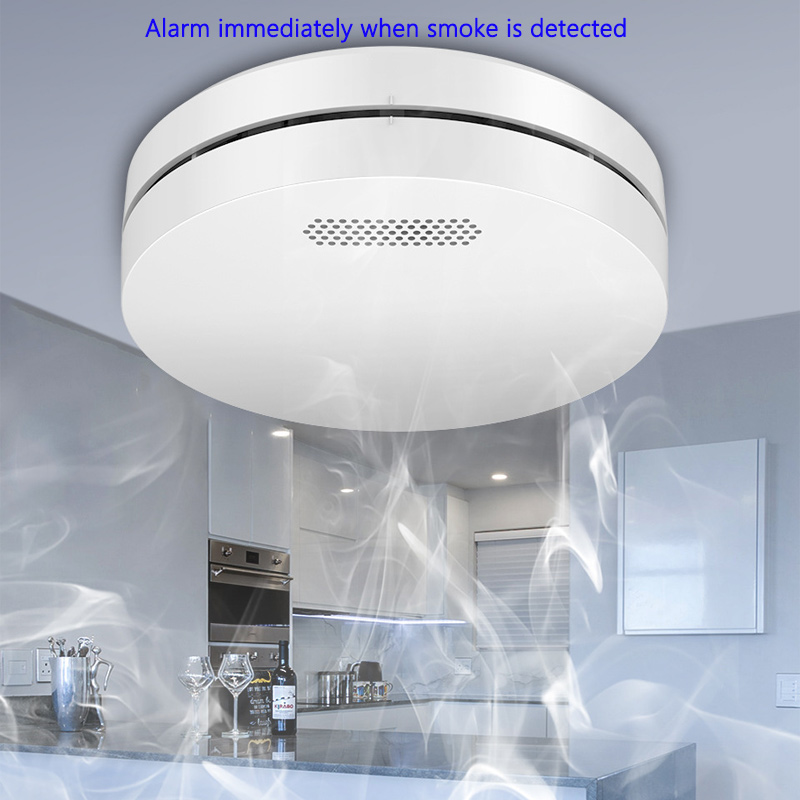 Tuya WiFi Detection Audible an - مراجعة Smart Smoke Detector وسعره