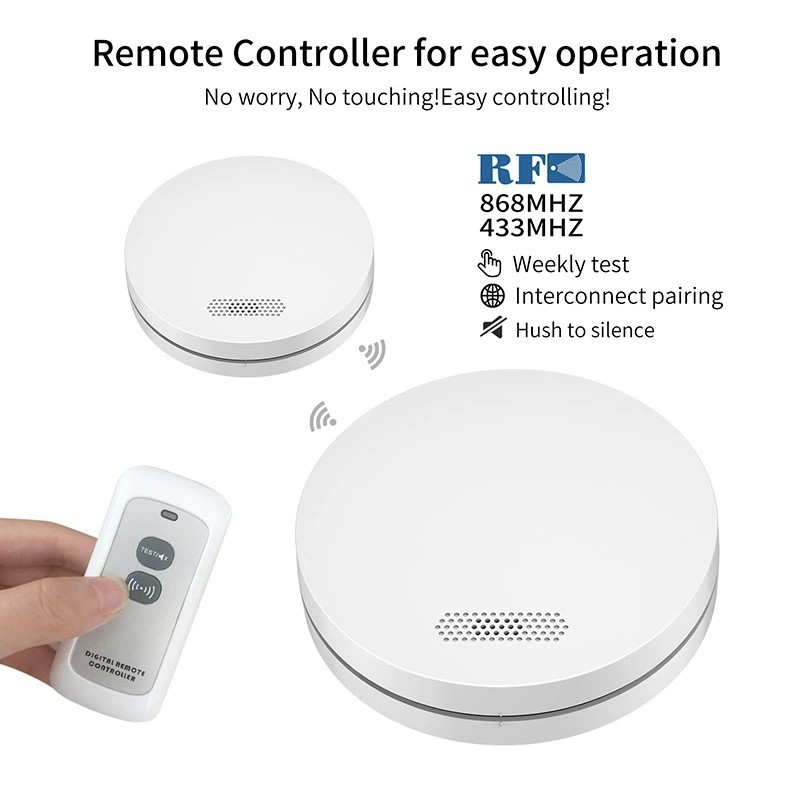 Tuya WiFi Detection Audible an - مراجعة Smart Smoke Detector وسعره