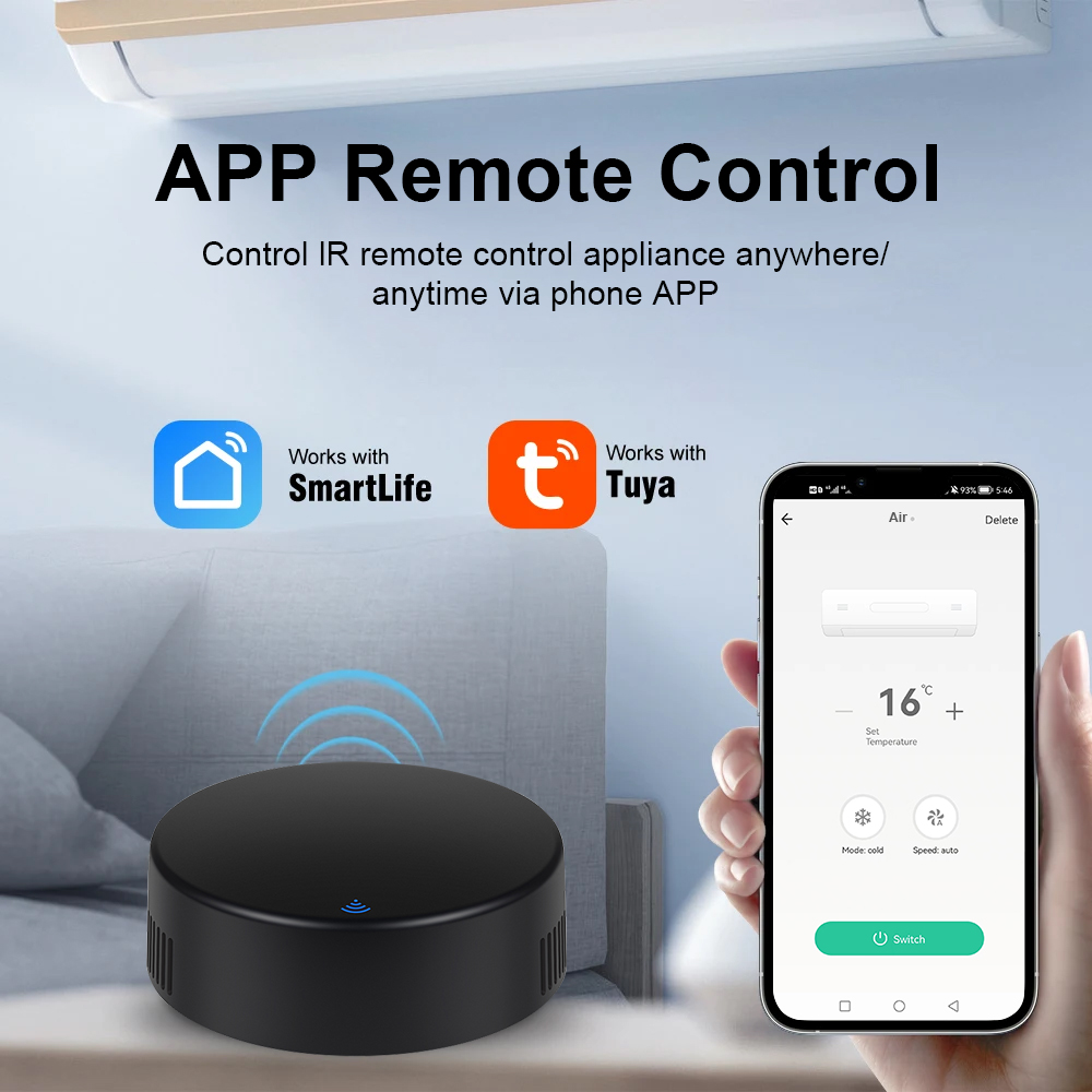 Tuya WiFi RF IR Remote Control - مراجعة Universal Remote Smart Home وسعره