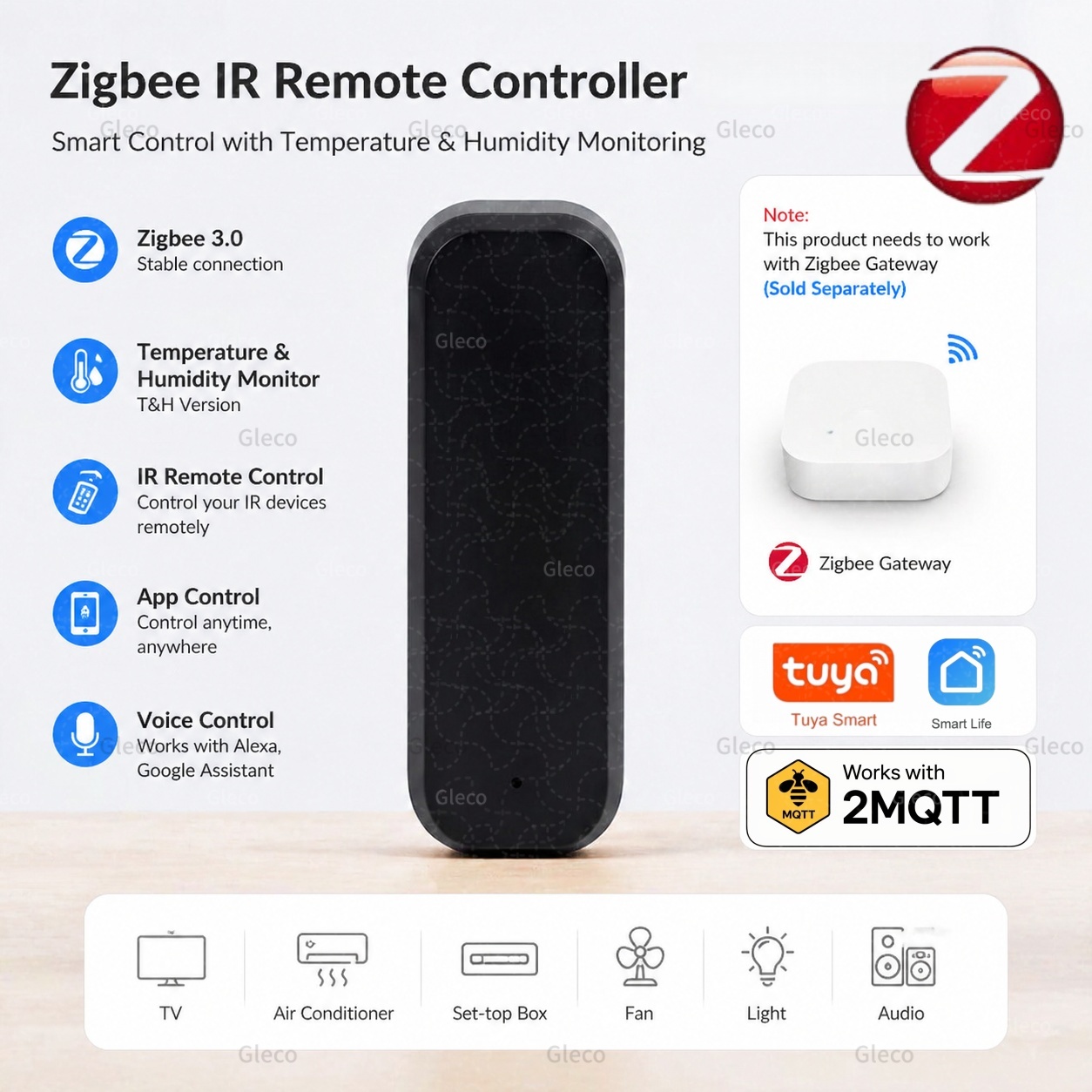 Zigbee Smart IR Remote Control - مراجعة Universal Remote Smart Home وسعره