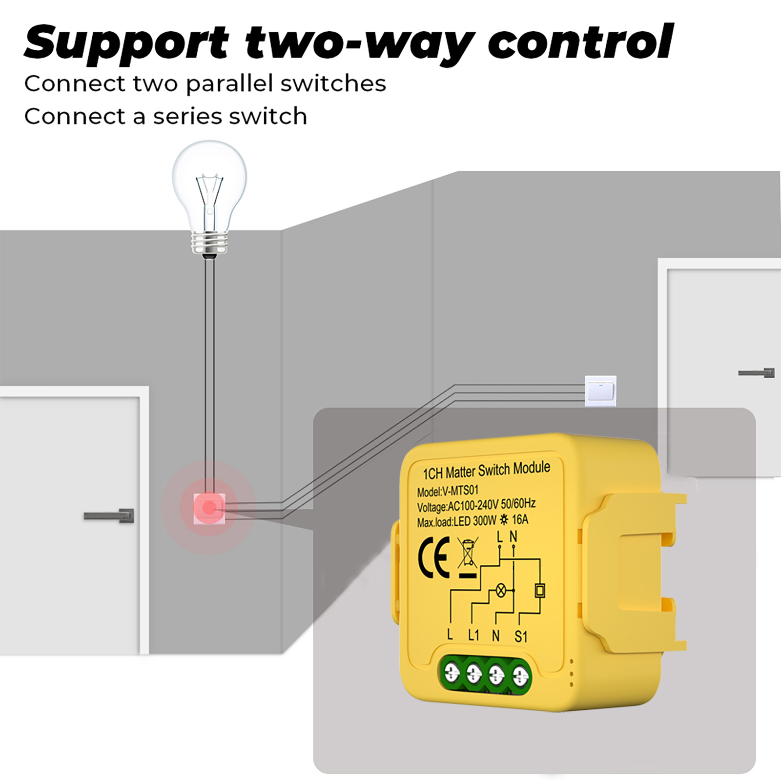 Matter Smart Switch Module WIF - مراجعة Smart Home Matter وسعره