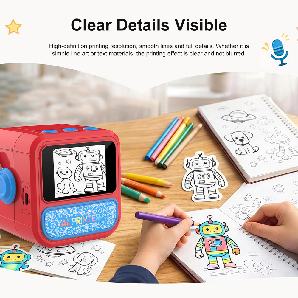 Smart AI Voice Mini Thermal Pr - مراجعة Smart Home Setup وسعره