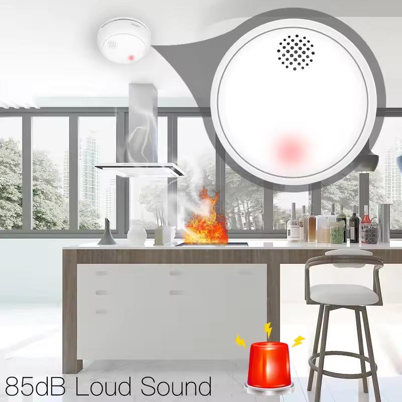 MOES ZigBee Smart Wireless Smo - مراجعة Smart Smoke Detector وسعره