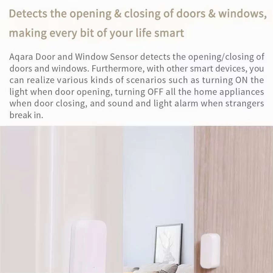 Aqara Door Window Sensor E1 Zi - مراجعة Smart Home Apple وسعره
