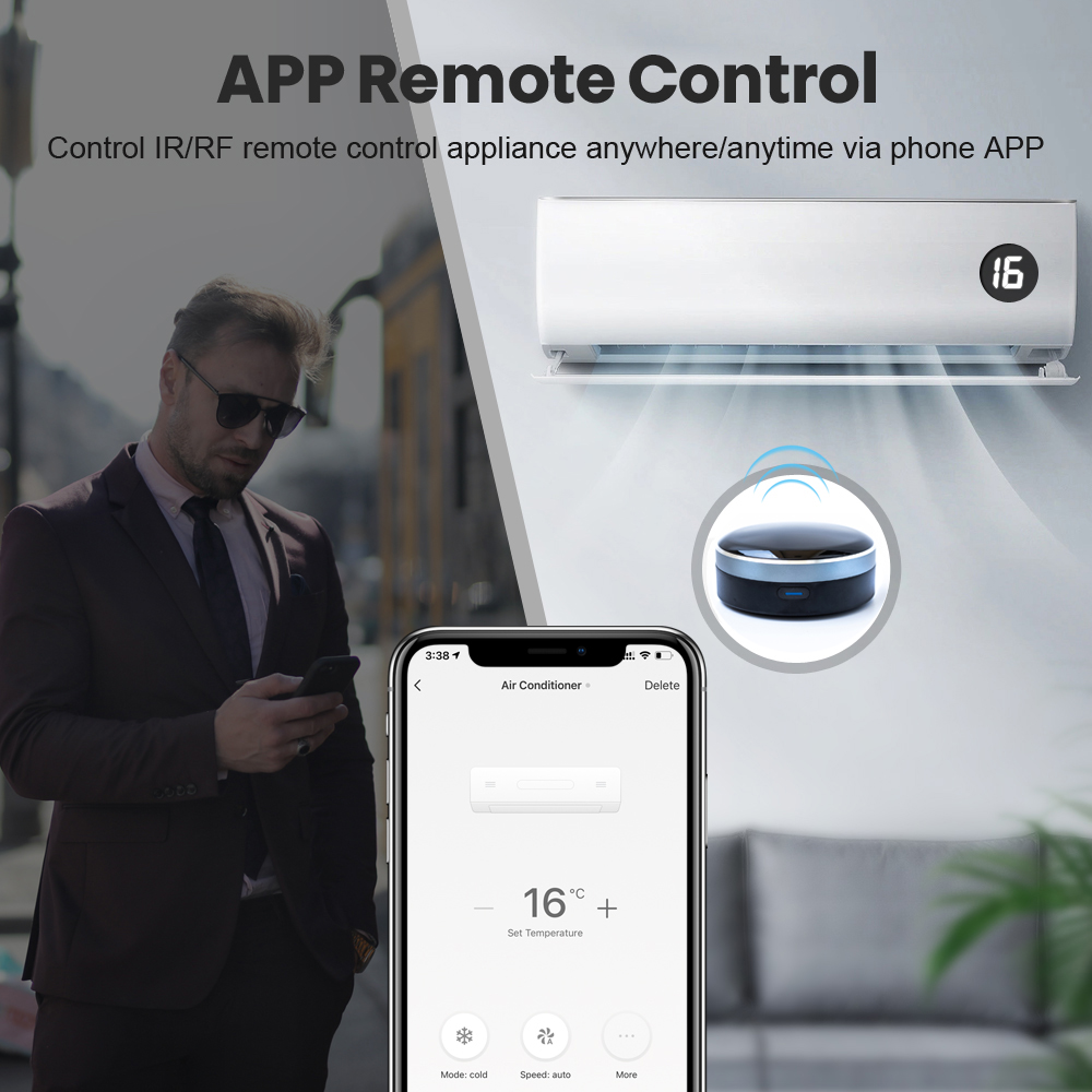 Tuya IR RF 433/315 Universal W - مراجعة Smart Home Apple وسعره