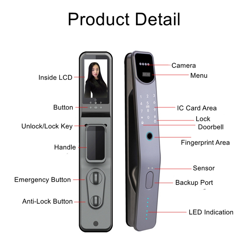 Tuya Wifi Electronic Fingerpri - مراجعة Wifi Doorbell Camera وسعره