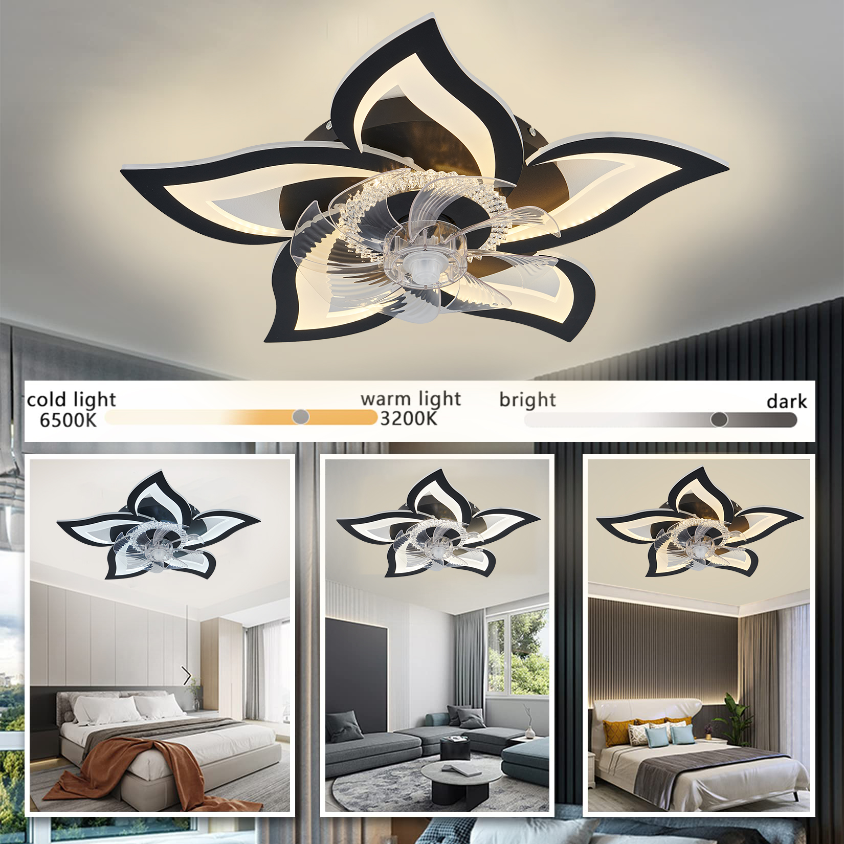 Lotus Led Ceiling Fan with Sma - مراجعة Smart Home Ventilation وسعره