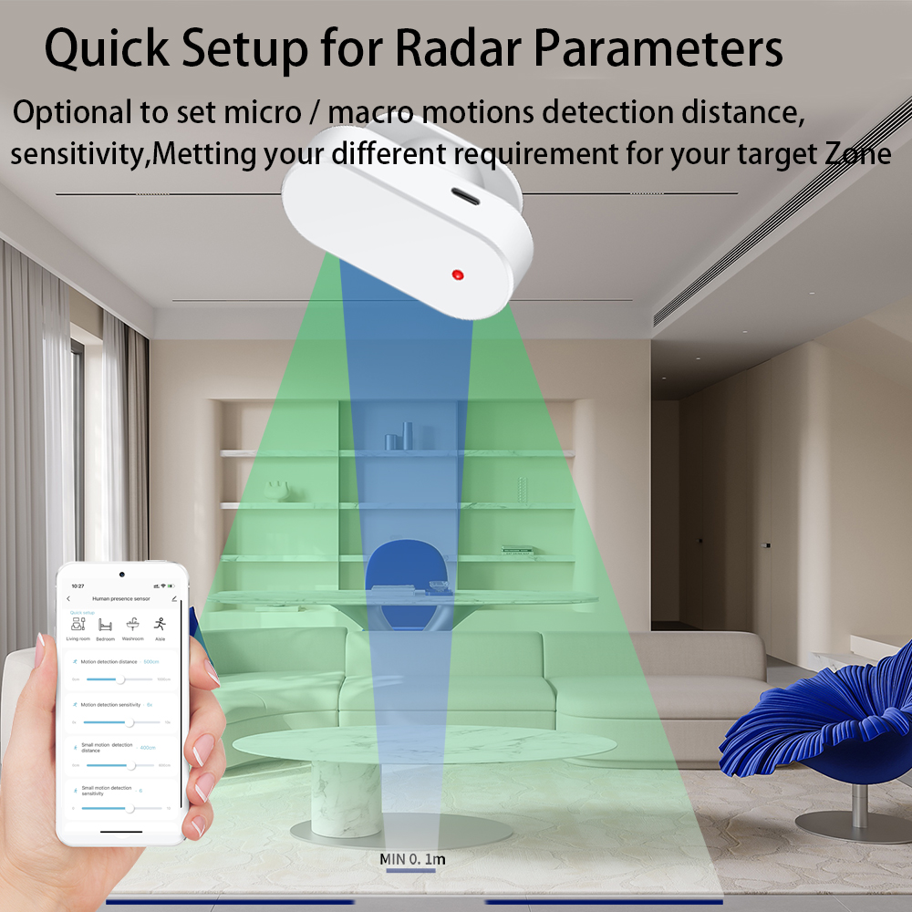 Zigbee Human Presence Detector - مراجعة Smart Home Setup وسعره