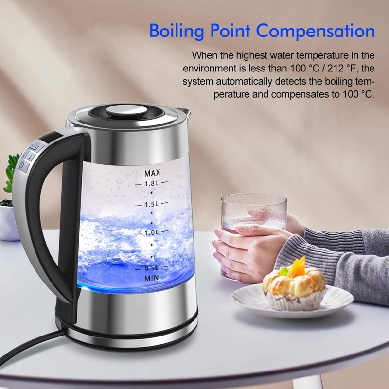 Smart Thermostatic Glass Elect - مراجعة Home Smart Kettle وسعره
