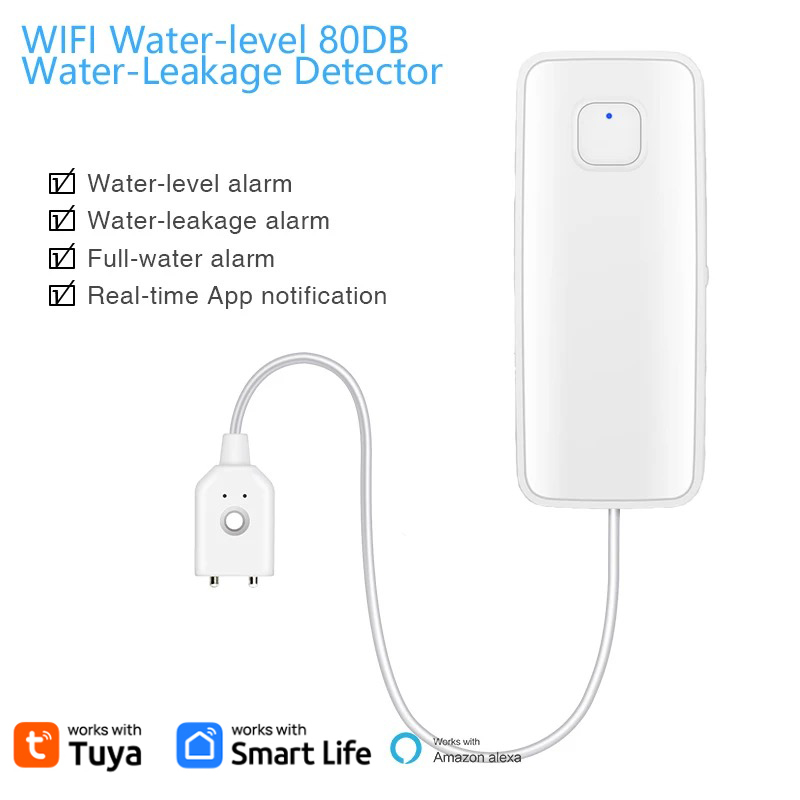 Tuya WiFi Smart Water Leak Sen - مراجعة Smart Home Water Level Sensor وسعره