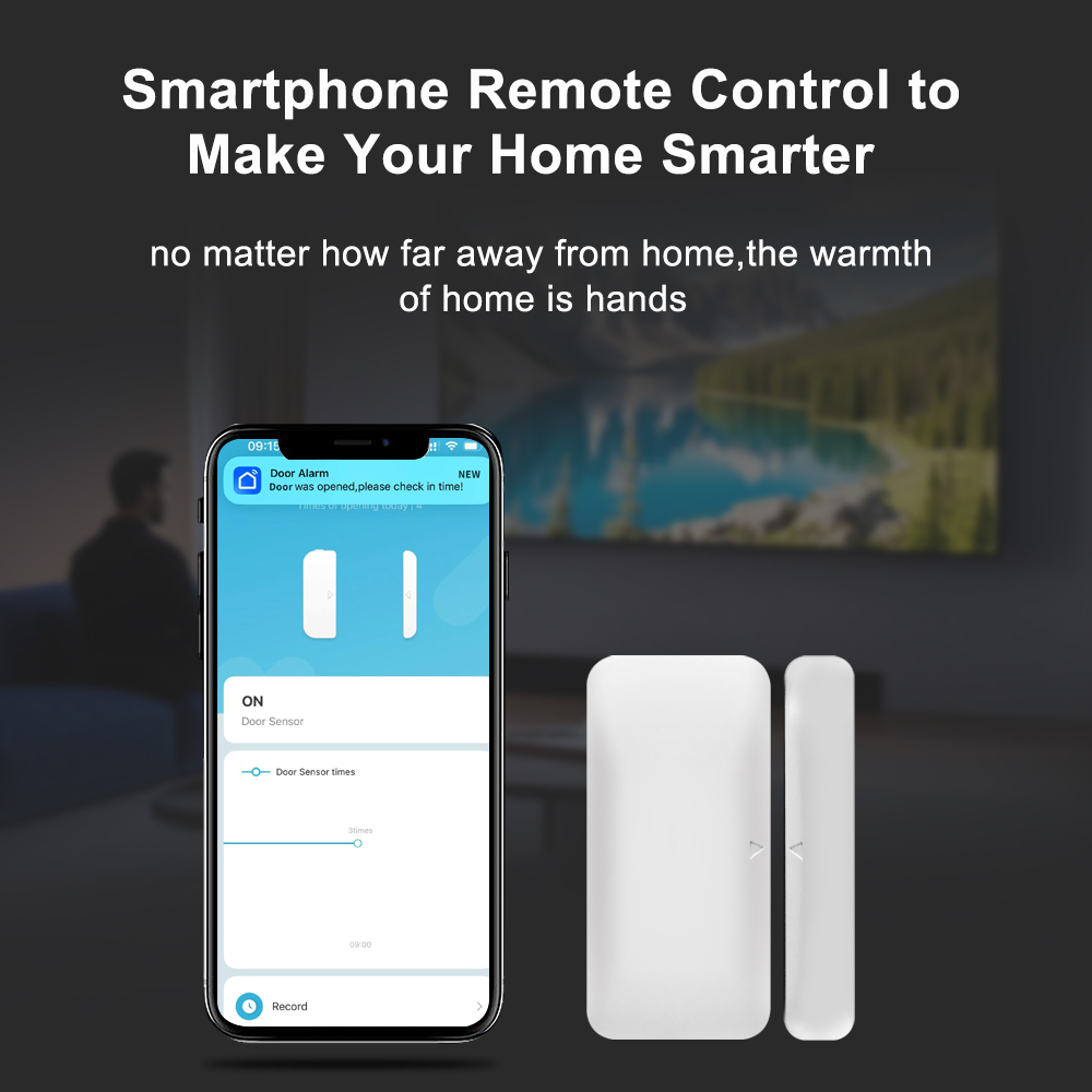 Tuya Zigbee Wireless Door Wind - مراجعة Smart Home Simple وسعره