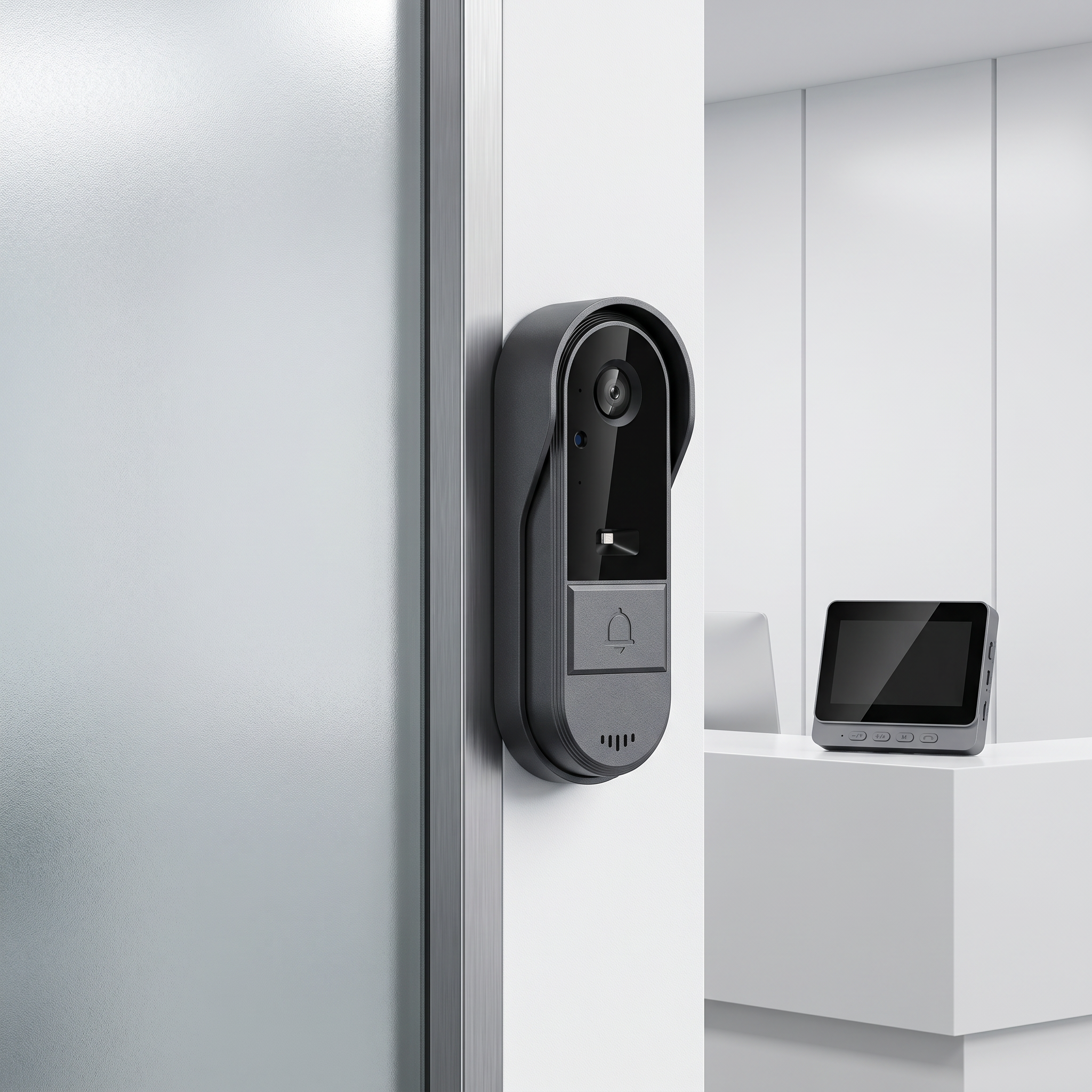 Smart Home Doorbell With Easy  - مراجعة Smart Home Video Doorbell Installation وسعره