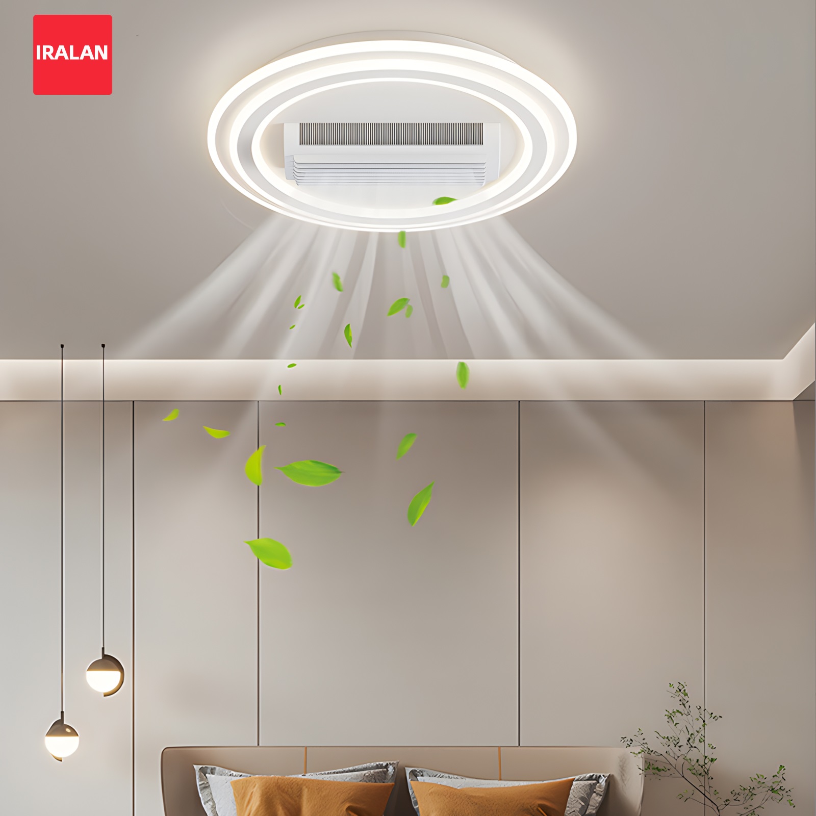 Modern Ceiling Fan with Light  - مراجعة Smart Home Ventilation وسعره