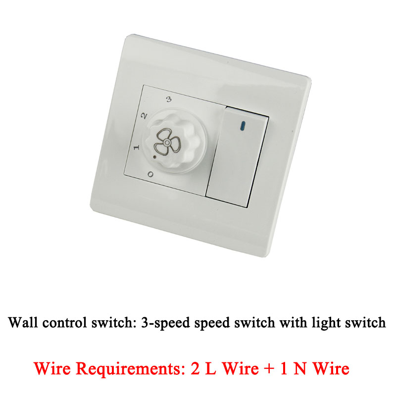 Ceiling Fan Control 3 Gear Spe - مراجعة Smart Home Ventilation وسعره