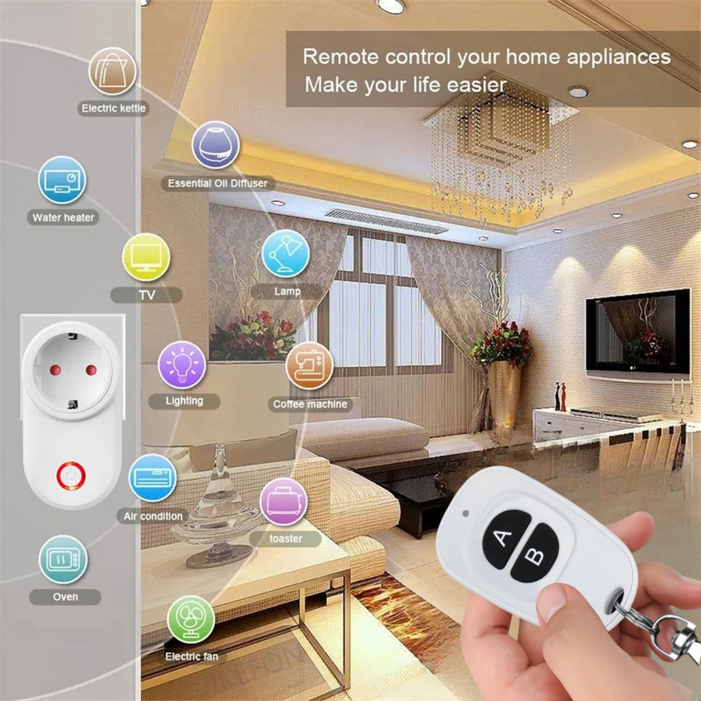 433Mhz Wireless Smart Outlet R - مراجعة Smart Home Ventilation وسعره