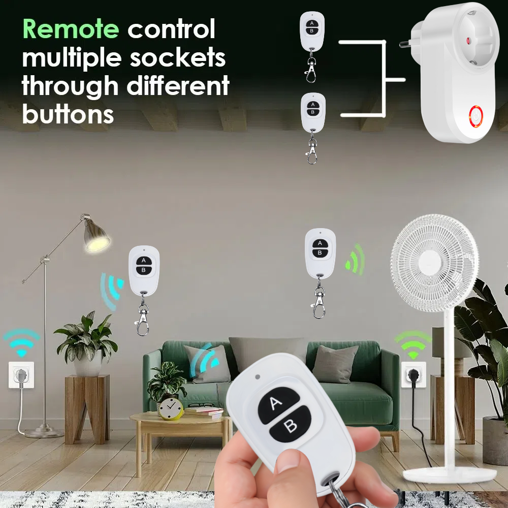 433Mhz Wireless Smart Outlet R - مراجعة Smart Home Ventilation وسعره