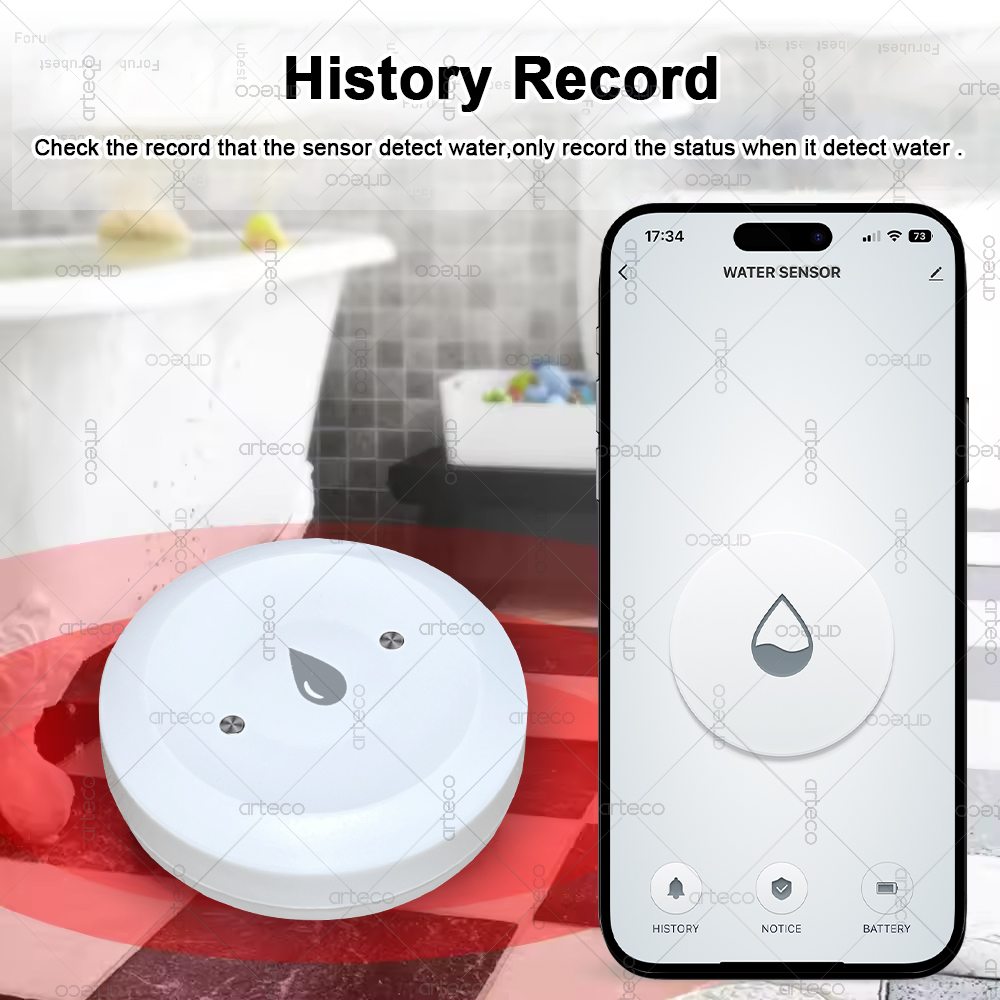 Tuya Smart Zigbee Water Sensor - مراجعة Smart Home Setup وسعره