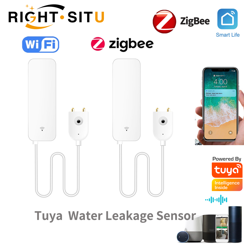 Tuya WiFi Water Leak Sensor, W - مراجعة Smart Home Green وسعره