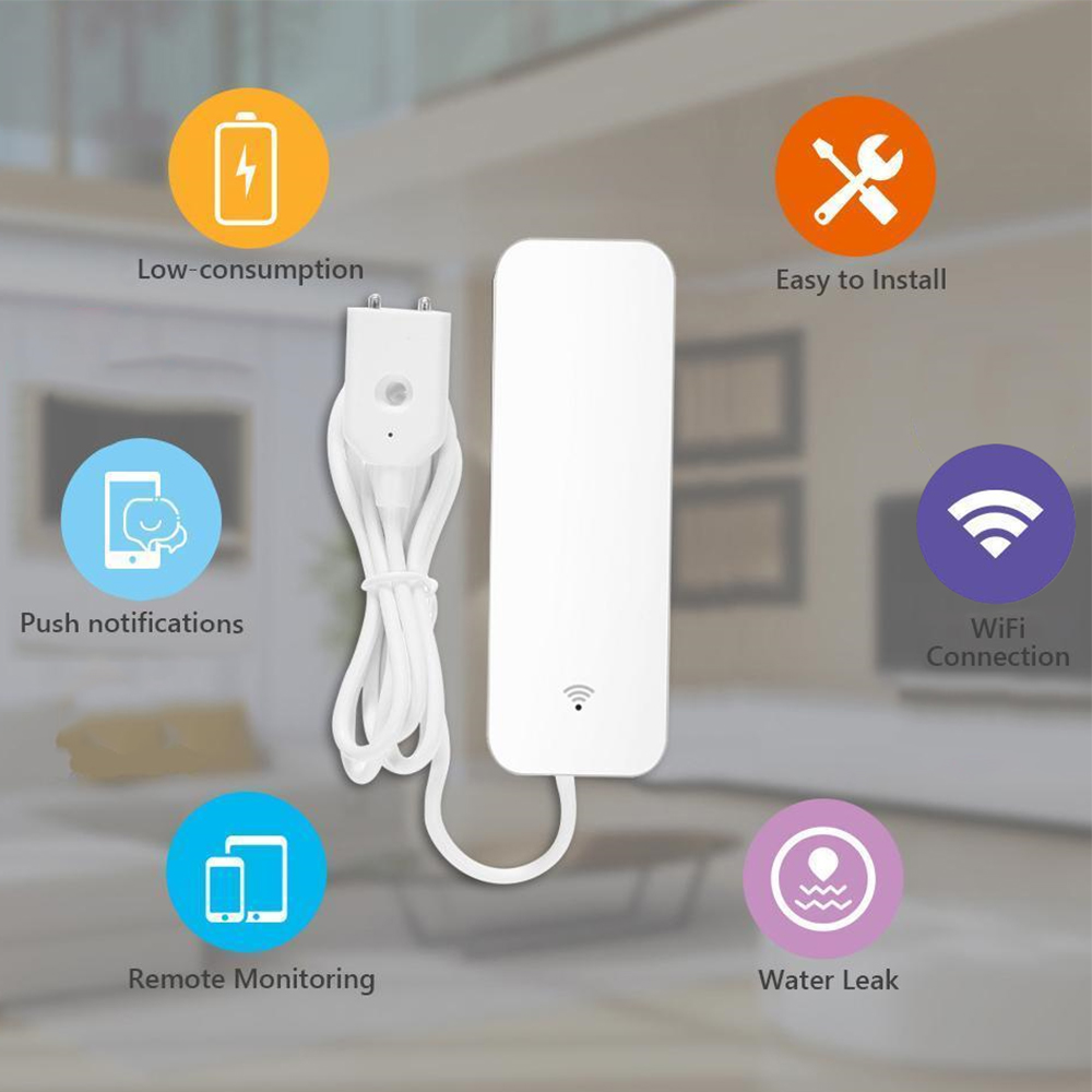 Tuya WiFi Water Leak Sensor, W - مراجعة Smart Home Green وسعره