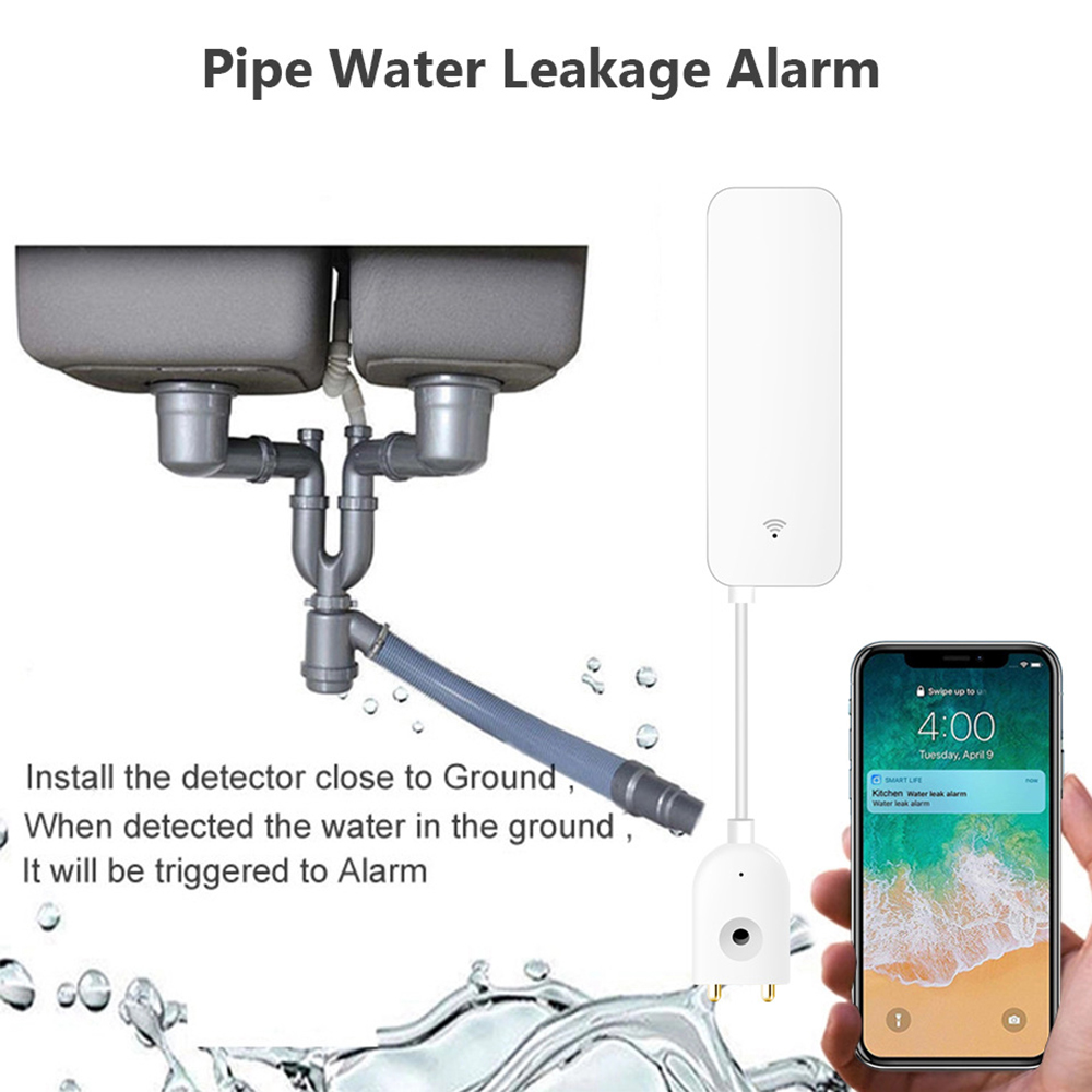 Tuya WiFi Water Leak Sensor, W - مراجعة Smart Home Green وسعره