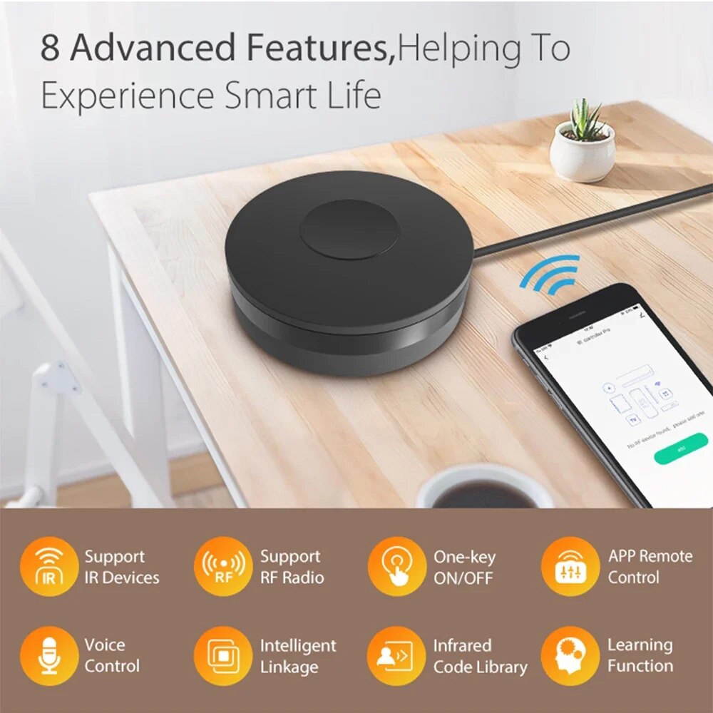 Tuya Smart Wifi RF IR Remote C - مراجعة Smart Home Lg وسعره