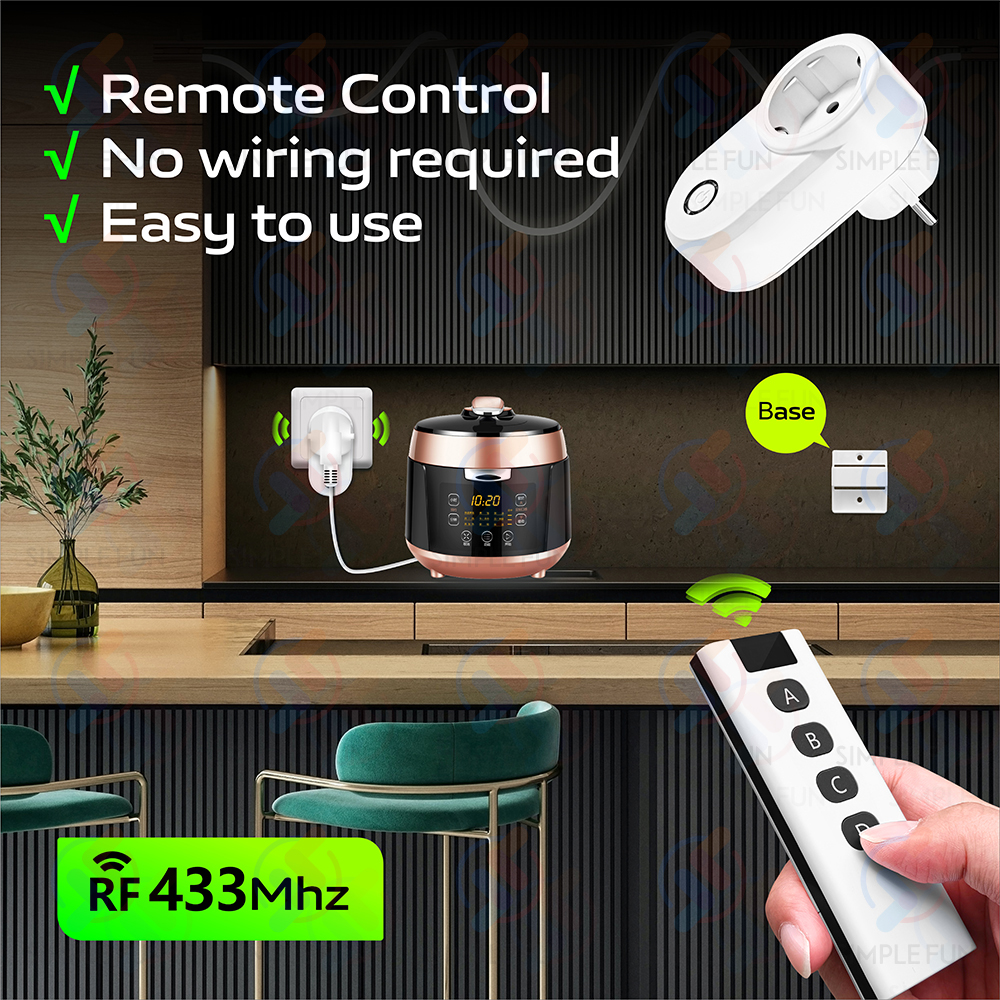 433Mhz Wireless Remote Control - مراجعة Universal Remote Smart Home وسعره