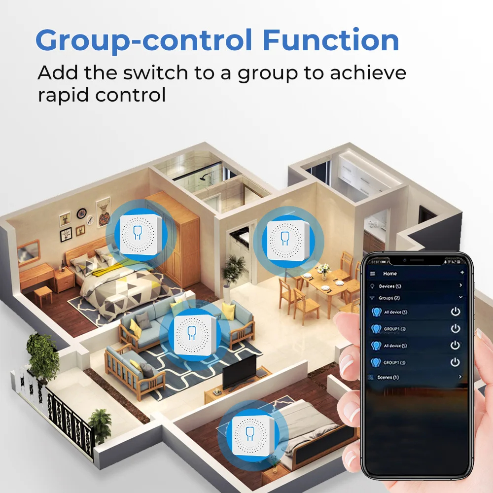 For Tuya Mini Smart WiFi Switc - مراجعة Smart Home Matter وسعره