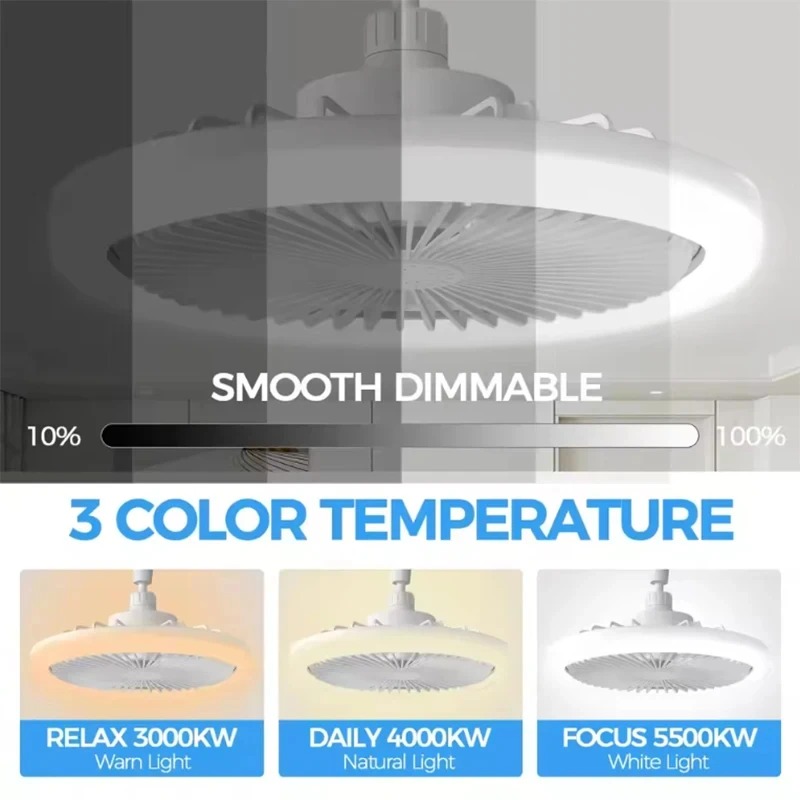 Rotatable 3in1 Ceiling Fan Lig - مراجعة Smart Home Ventilation وسعره