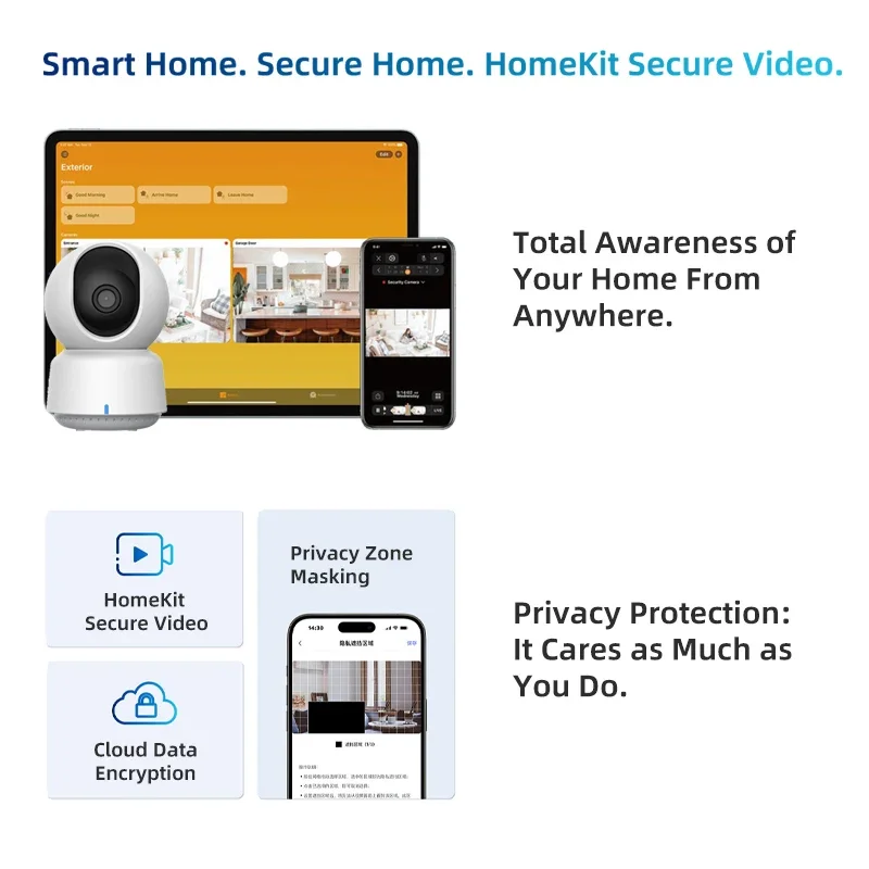Original Aqara Smart Camera E1 - مراجعة Smart Home Apple وسعره