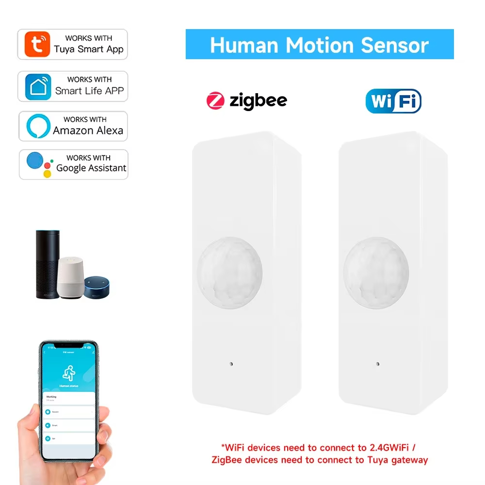 Tuya WiFi Zigbee PIR Motion Se - مراجعة Smart Home Setup وسعره