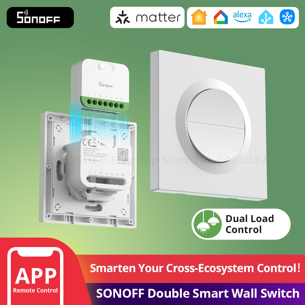 SONOFF MINI-2GS-E Matter Over  - مراجعة Smart Home Apple وسعره