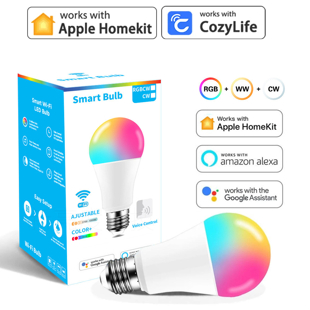 9W WiFi Homekit Light Lamp E27 - مراجعة Smart Home Apple وسعره