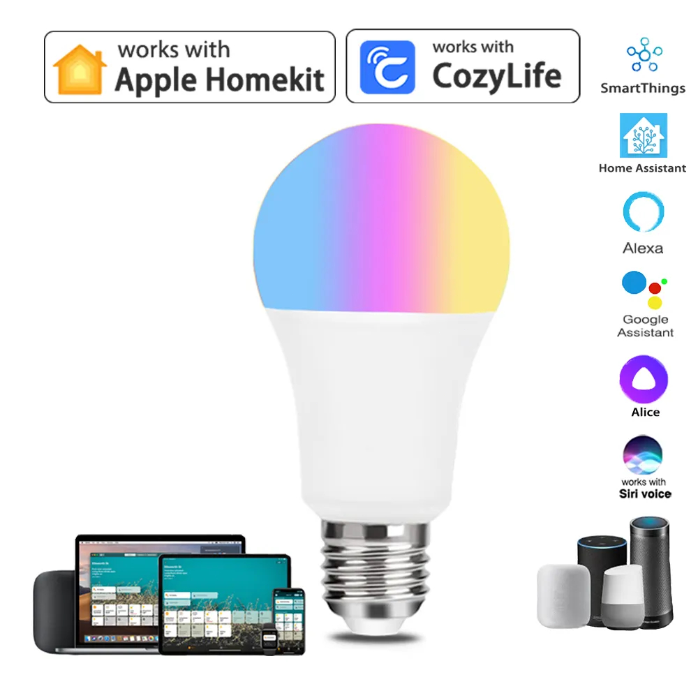 9W WiFi Homekit Light Lamp E27 - مراجعة Smart Home Apple وسعره
