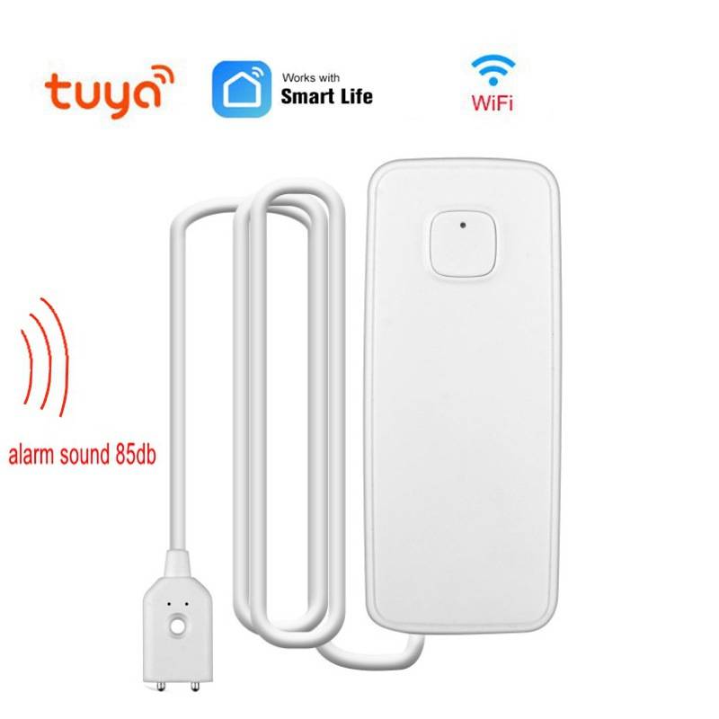 Tuya WiFi Smart Water Leak Sen - مراجعة Smart Home Water Level Sensor وسعره