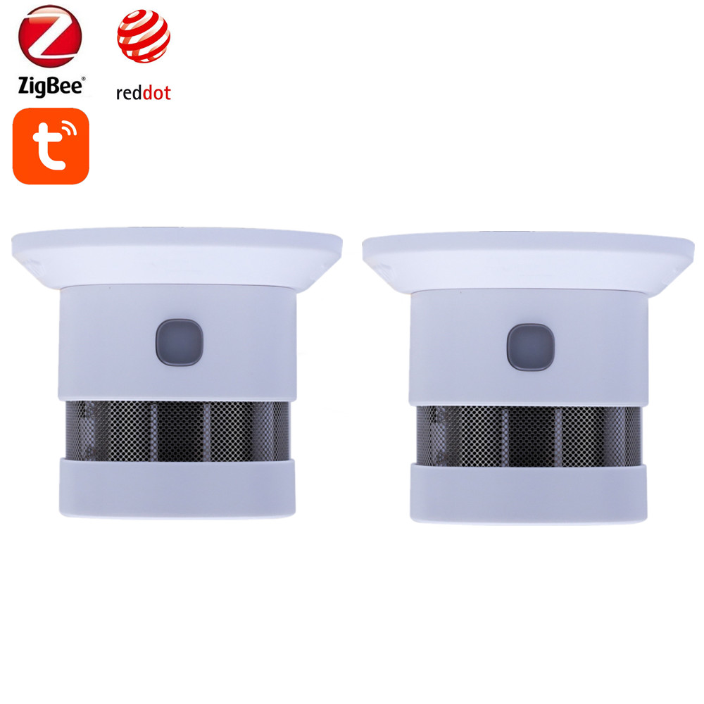 Tuya Smart Zigbee Smoke Detect - مراجعة Smart Home Setup وسعره